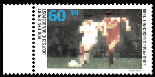 BUND 1988 Michel-Nummer 1353 postfrisch EINZELMARKE RAND links