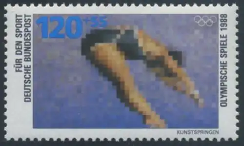BUND 1988 Michel-Nummer 1355 postfrisch EINZELMARKE