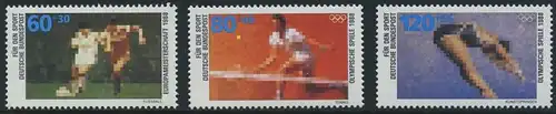 BUND 1988 Michel-Nummer 1353-1355 postfrisch SATZ(3) EINZELMARKEN