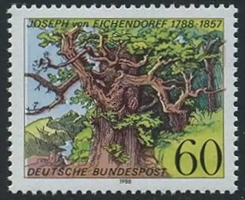 BUND 1988 Michel-Nummer 1356 postfrisch EINZELMARKE