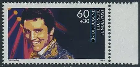 BUND 1988 Michel-Nummer 1361 postfrisch EINZELMARKE RAND rechts