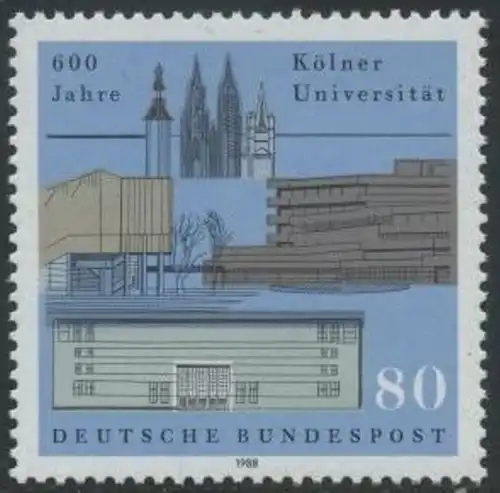 BUND 1988 Michel-Nummer 1370 postfrisch EINZELMARKE