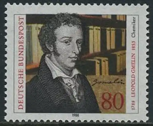 BUND 1988 Michel-Nummer 1377 postfrisch EINZELMARKE