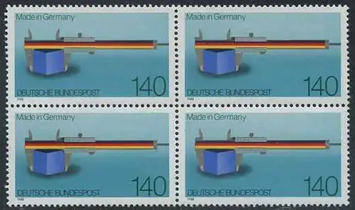 BUND 1988 Michel-Nummer 1378 postfrisch BLOCK