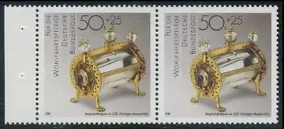 BUND 1988 Michel-Nummer 1383 postfrisch horiz.PAAR RAND links