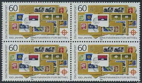 BUND 1988 Michel-Nummer 1395 postfrisch BLOCK