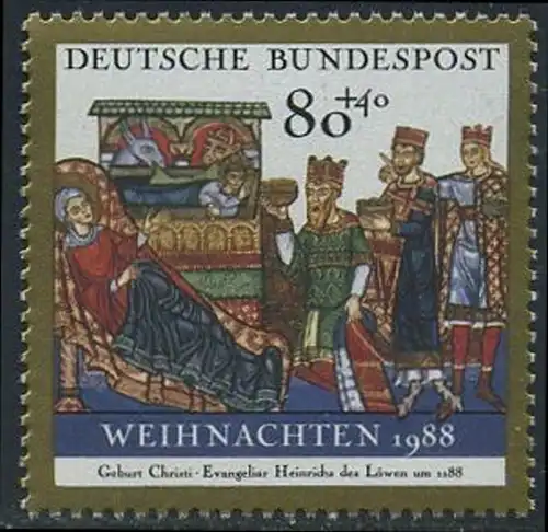 BUND 1988 Michel-Nummer 1396 postfrisch EINZELMARKE