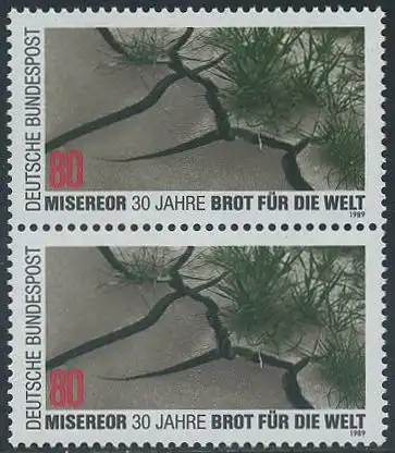 BUND 1989 Michel-Nummer 1404 postfrisch vert.PAAR