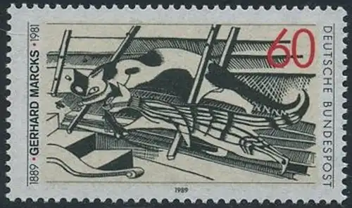 BUND 1989 Michel-Nummer 1410 postfrisch EINZELMARKE