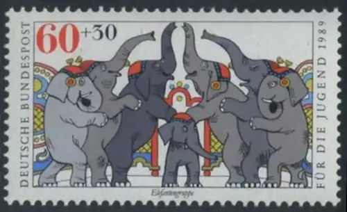 BUND 1989 Michel-Nummer 1411 postfrisch EINZELMARKE