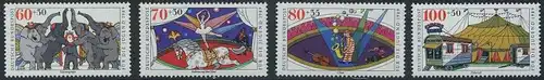 BUND 1989 Michel-Nummer 1411-1414 postfrisch SATZ(4) EINZELMARKEN