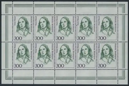 BUND 1989 Michel-Nummer 1433 postfrisch BOGEN(10)