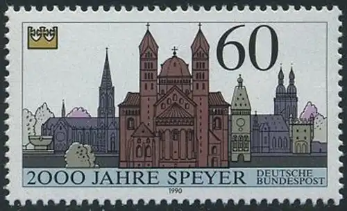 BUND 1990 Michel-Nummer 1444 postfrisch EINZELMARKE