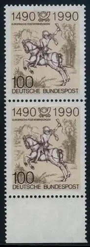 BUND 1990 Michel-Nummer 1445 postfrisch vert.PAAR RAND unten
