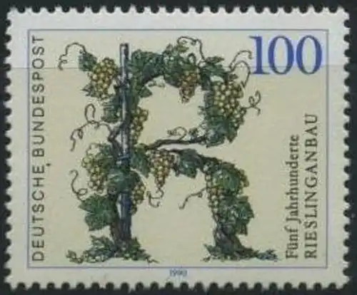BUND 1990 Michel-Nummer 1446 postfrisch EINZELMARKE