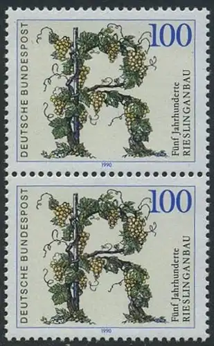 BUND 1990 Michel-Nummer 1446 postfrisch vert.PAAR