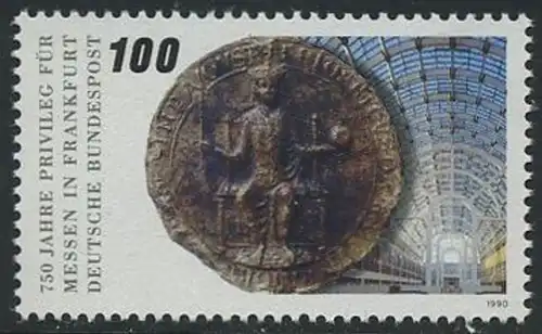 BUND 1990 Michel-Nummer 1452 postfrisch EINZELMARKE