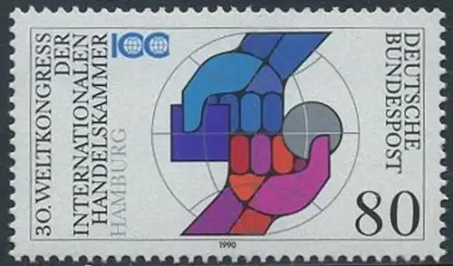 BUND 1990 Michel-Nummer 1471 postfrisch EINZELMARKE