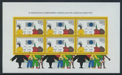 BUND 1990 Michel-Nummer 1472 postfrisch BOGEN(6) -Blockausgabe 21-