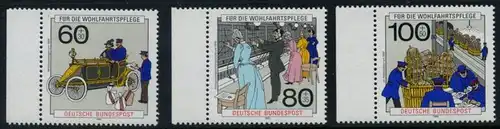 BUND 1990 Michel-Nummer 1474-1476 postfrisch SATZ(3) EINZELMARKEN RÄNDER links