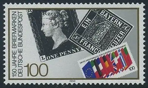 BUND 1990 Michel-Nummer 1479 postfrisch EINZELMARKE