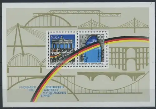 BUND 1990 Michel-Nummer 1482 postfrisch BOGEN(2) -Blockausgabe 22-