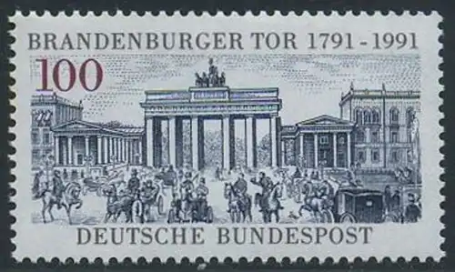 BUND 1991 Michel-Nummer 1492 postfrisch EINZELMARKE