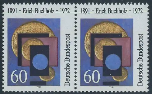 BUND 1991 Michel-Nummer 1493 postfrisch horiz.PAAR