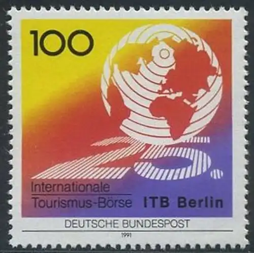 BUND 1991 Michel-Nummer 1495 postfrisch EINZELMARKE