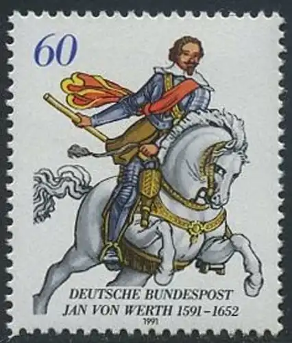 BUND 1991 Michel-Nummer 1504 postfrisch EINZELMARKE