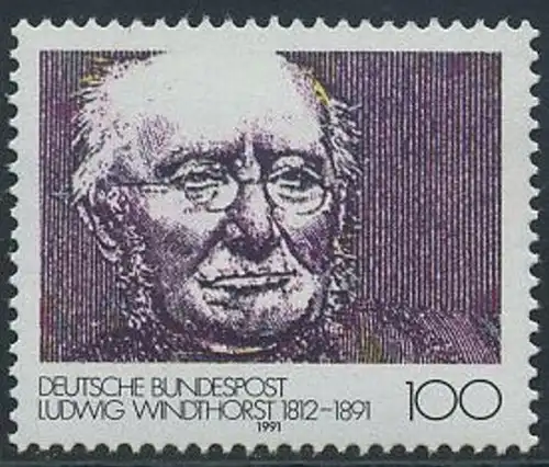 BUND 1991 Michel-Nummer 1510 postfrisch EINZELMARKE