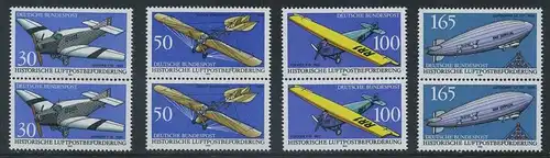 BUND 1991 Michel-Nummer 1522-1525 postfrisch SATZ(4) vert.PAARE