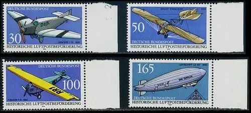 BUND 1991 Michel-Nummer 1522-1525 postfrisch SATZ(4) EINZELMARKEN RÄNDER rechts (a)
