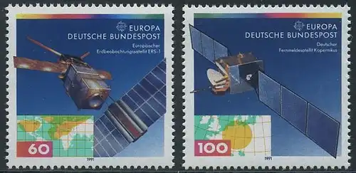 BUND 1991 Michel-Nummer 1526-1527 postfrisch SATZ(2) EINZELMARKEN