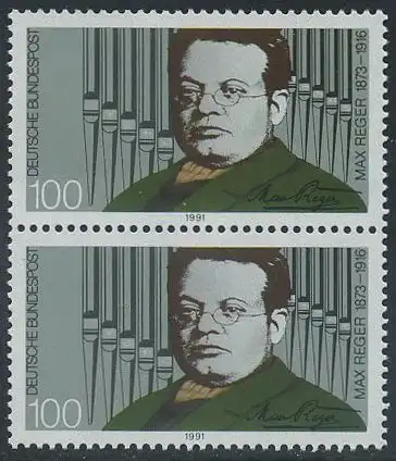 BUND 1991 Michel-Nummer 1529 postfrisch vert.PAAR