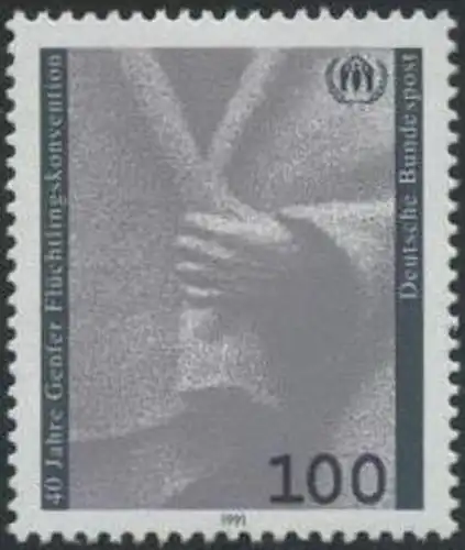 BUND 1991 Michel-Nummer 1544 postfrisch EINZELMARKE