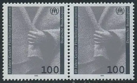 BUND 1991 Michel-Nummer 1544 postfrisch horiz.PAAR