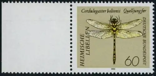 BUND 1991 Michel-Nummer 1548 postfrisch EINZELMARKE RAND links