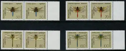 BUND 1991 Michel-Nummer 1549-1552 postfrisch SATZ(4) horiz.PAARE RÄNDER rechts