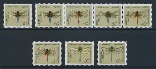 BUND 1991 Michel-Nummer 1545-1552 postfrisch SATZ(8) EINZELMARKEN