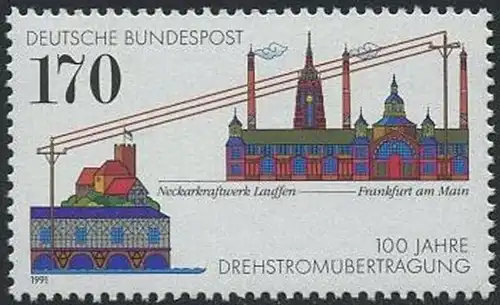 BUND 1991 Michel-Nummer 1557 postfrisch EINZELMARKE