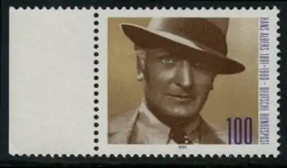 BUND 1991 Michel-Nummer 1561 postfrisch EINZELMARKE RAND links