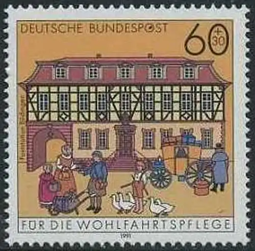 BUND 1991 Michel-Nummer 1564 postfrisch EINZELMARKE