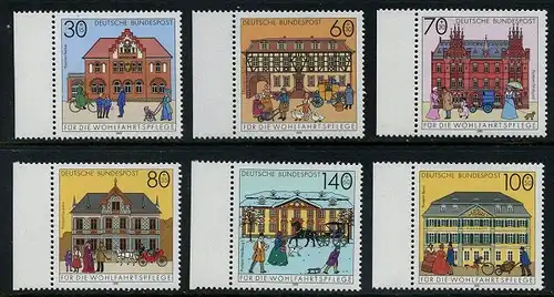 BUND 1991 Michel-Nummer 1563-1568 postfrisch SATZ(6) EINZELMARKEN RÄNDER links