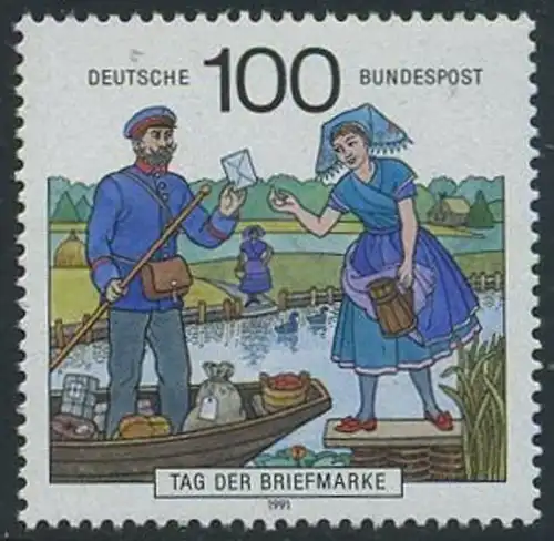 BUND 1991 Michel-Nummer 1570 postfrisch EINZELMARKE