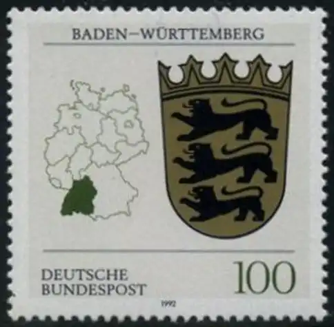 BUND 1992 Michel-Nummer 1586 postfrisch EINZELMARKE