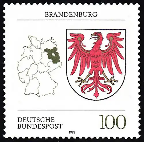 BUND 1992 Michel-Nummer 1589 postfrisch EINZELMARKE