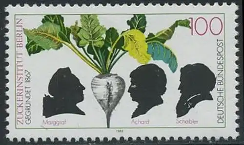 BUND 1992 Michel-Nummer 1599 postfrisch EINZELMARKE