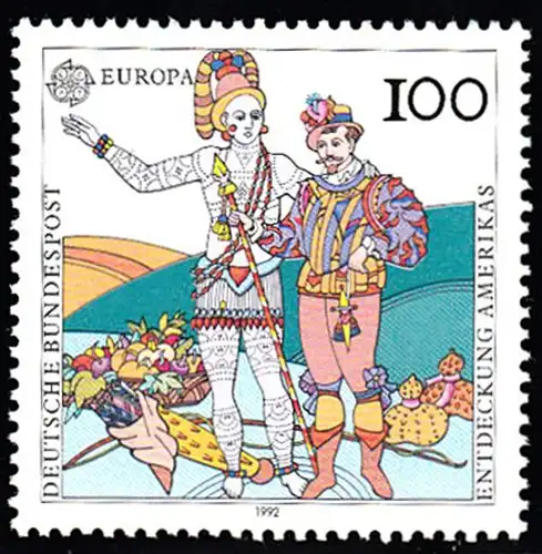 BUND 1992 Michel-Nummer 1609 postfrisch EINZELMARKE