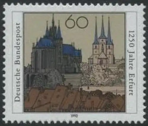 BUND 1992 Michel-Nummer 1611 postfrisch EINZELMARKE